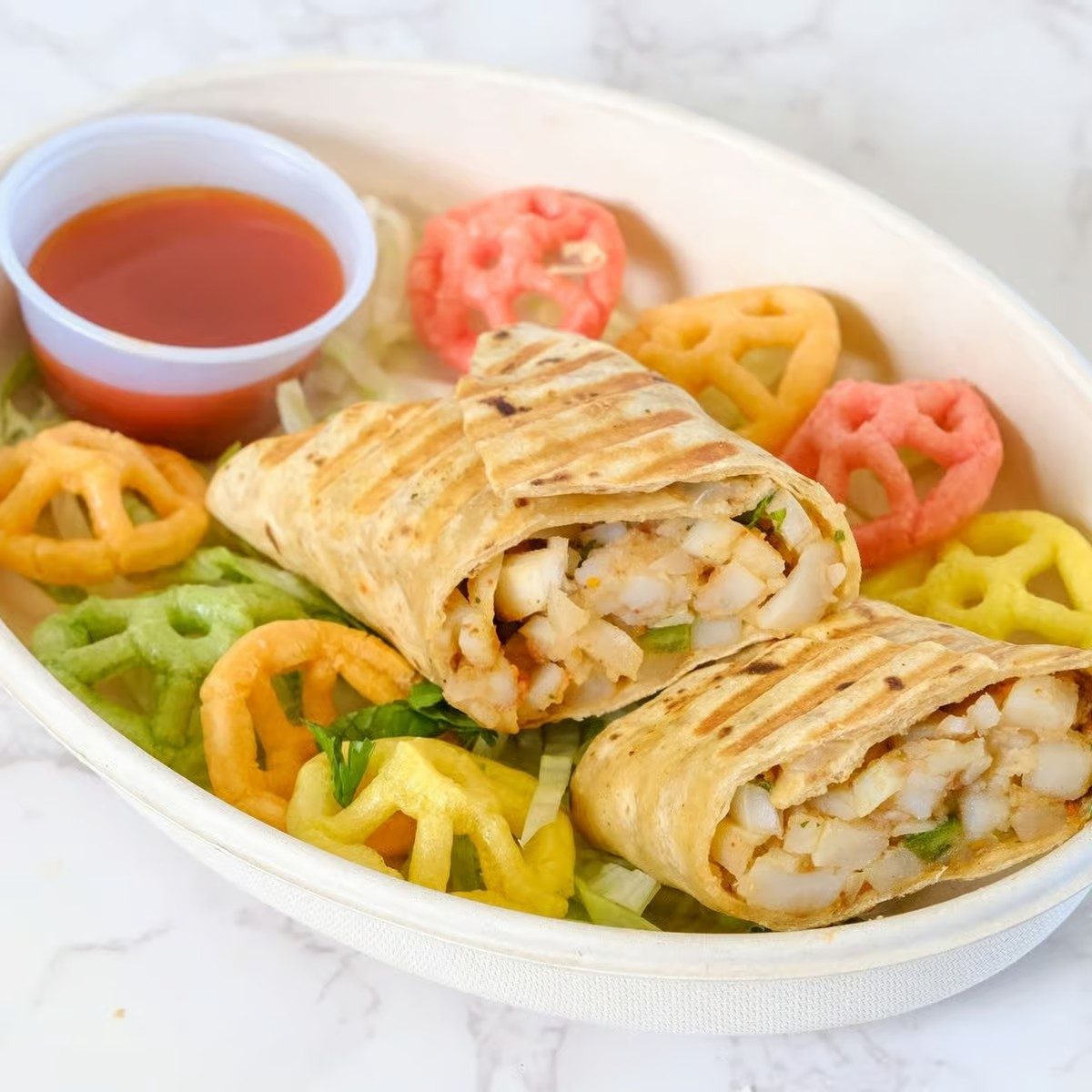 Aloo Kathi Roll.