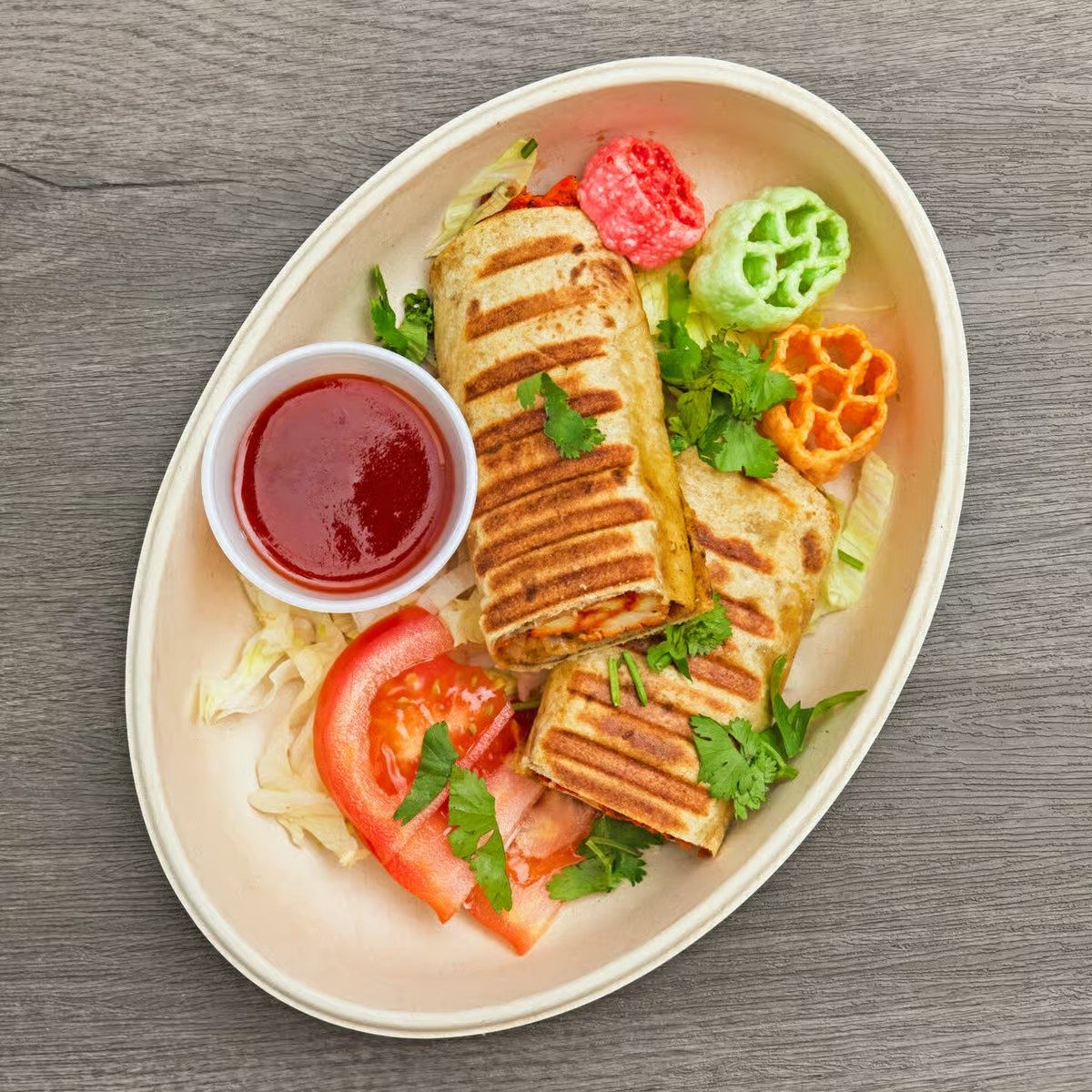 Paneer Kathi Roll.
